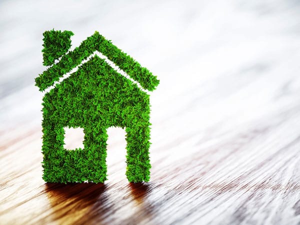 Casa green con porte e finestre